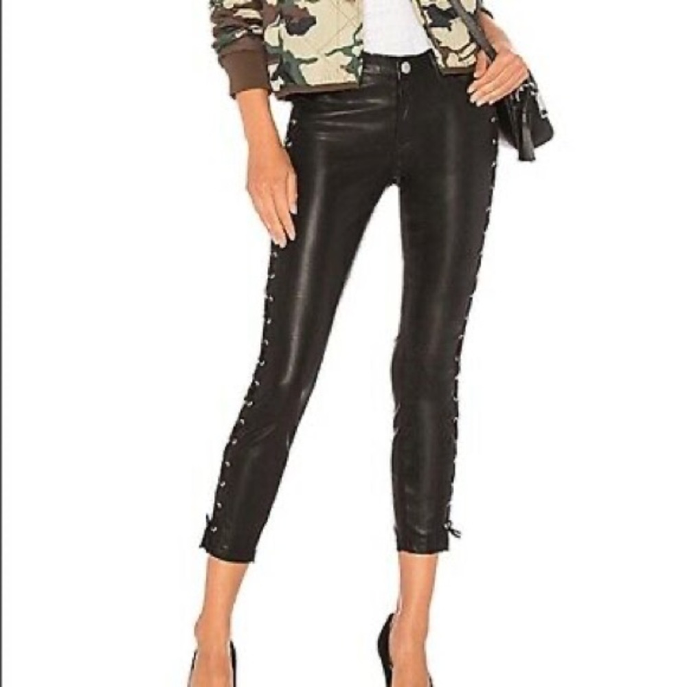 Blank NYC Faux Leather Cropped Pants 30